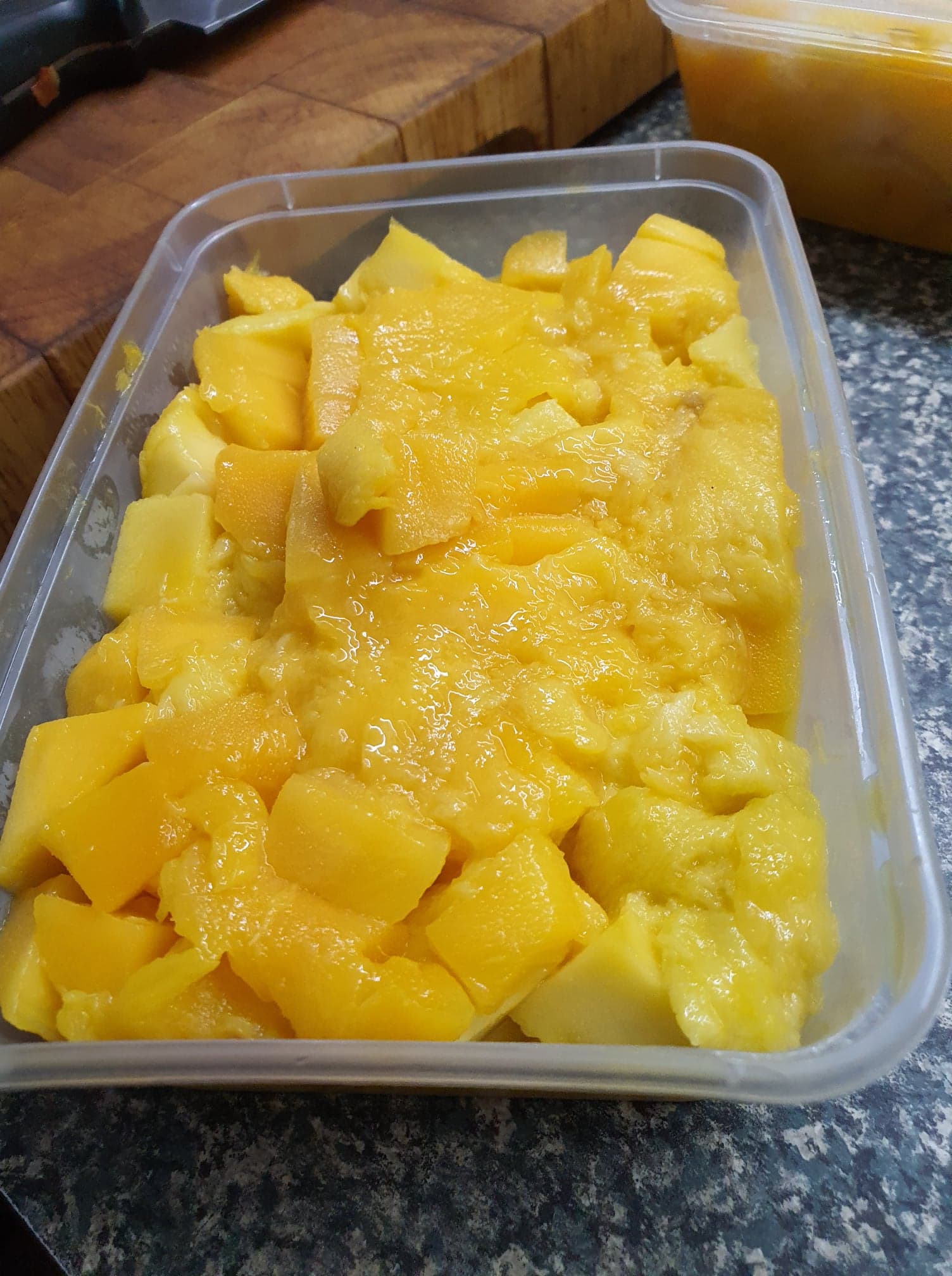 Diced Mango